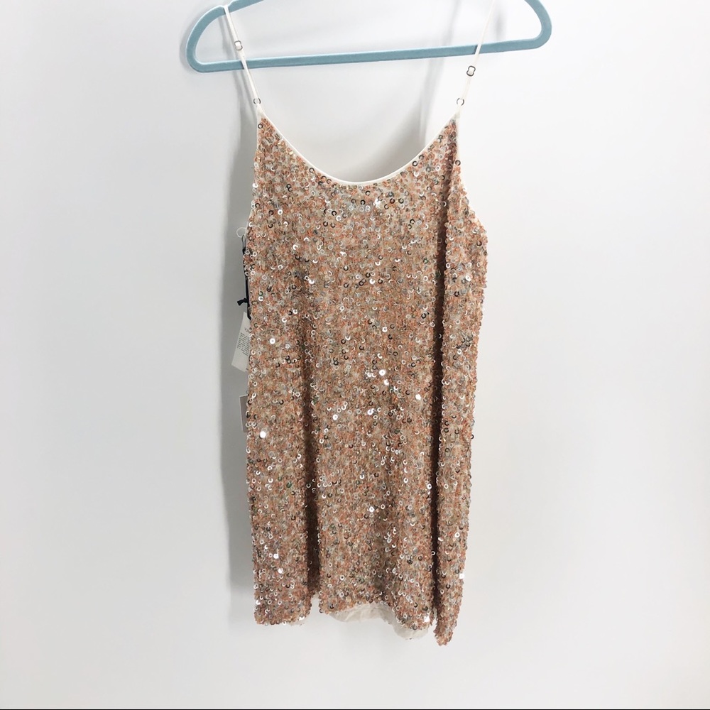 MLV NWT Gina Hoop Sequin Dress Sz L - Picture 8 of 8